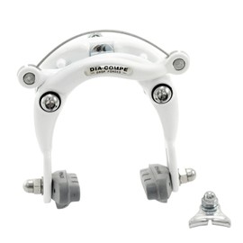 DIA-COMPE DC750 Centre Pull Caliper Brake Set (Front + Rear), White, DP2503