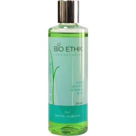 Bioethik Gel dermolimpiador Facial 240 ml jabon limpiador facial, limpiador diario para piel mixta, grasa o con acné Gel limpiador Facial 240 ml.