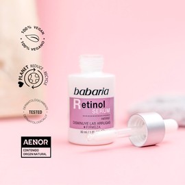 Babaria Retinol Face Serum - Retinol Serum for Face - Youth-Enhancing to Reduce Appearance of Wrinkles - Light, Fast-Absorbing, Vegan Formula - 2 pc