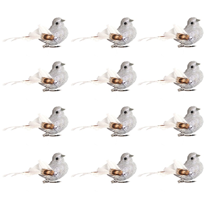 Imitation Feather Bird Multipurpose Fade Resistant Fake Feather Bird Ornament