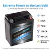 Chrome Battery 7L-BS Power Sports Battery - Rechargeable, Absorbent Glass