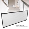 Black Portable Pet Gate Fence Foldable Small Animal Protective Fence