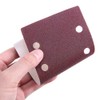 ExcInter 10PCS 93x185mm Sandpaper Sanding Paper 8 Holes Loop Sand