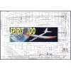 Great Planes Model Airplane Plans (RC): SPIRIT 100 99½" Wingspan
