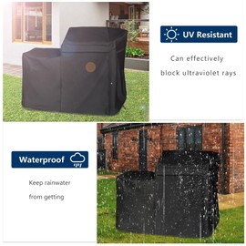 Hadisi Fryer 9 Gallon Cover - 600D Heavy Duty Waterproof Dustproof Multifunctional Full Coverage Deep Fryer Cover,Fit for 9 Gallon Fryer Model 700-709 (Black)