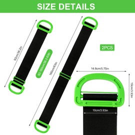 2 Pack Lifting Straps for Movers Adjustable Lifting Moving Straps Furniture Lifting Straps Moving Straps Multifunctional Heavy Lifting Straps for Furniture Mattress Boxes