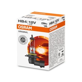 OSRAM 9006 ORIGINAL HB4, halogen headlamp, 9006, 12 V passenger car, folding carton box (10 unit)
