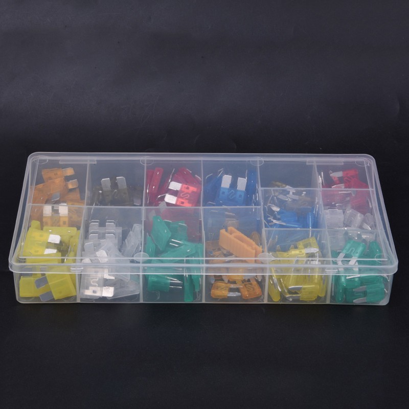 220 Pcs Blade Fuse Kit Small Standard Car Fuse Assortment