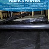 Concrete Vapor Barrier - 20 mil - Heavy Duty Black/White
