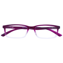 OPULIZE Sea Glasses Blue Light Filter Slim Frame Spring Hinges Improve Sleep Computer Glasses Gaming Anti-Glare Men Women B9, purple