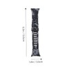 WOONEKY Watch Band Tpu Printed Strap Replacement Watchband Comfortable Suitable