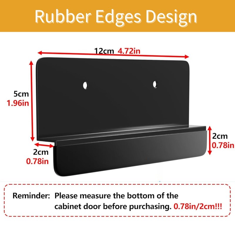 JINEATHES Cabinet Foot Pull, Trash Drawer Handle, Touchless Hands Free