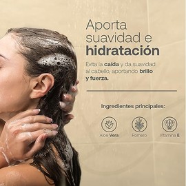 Kit Shampoo y Acondicionador Natural de 800ml C/U sin Sulfatos ni Parabenos con Ingredientes Naturales. Natural Conditioner and Shampoo B Life.