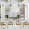 Classic Mason Jar Light Fixture, Clear Glass Hanging Lamp Adjustable