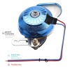 FARBIN Car Horn 3 Variable Sound Customized Electric Horn for