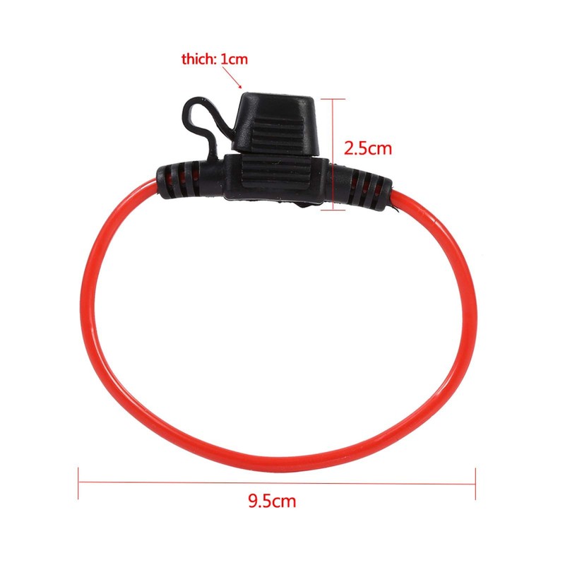 Car Inline Fuse Holder, Inline Mini Blade Fuse Holder with