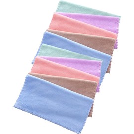 Marca Toallas Faciales De Microfibra Reutilizables 10 Piezas De PañOs De Coral Para Desmaquillado 9.84 X 9.84 Cm Colores Aleatorios Para Limpieza Facial Suave Y Efectiva