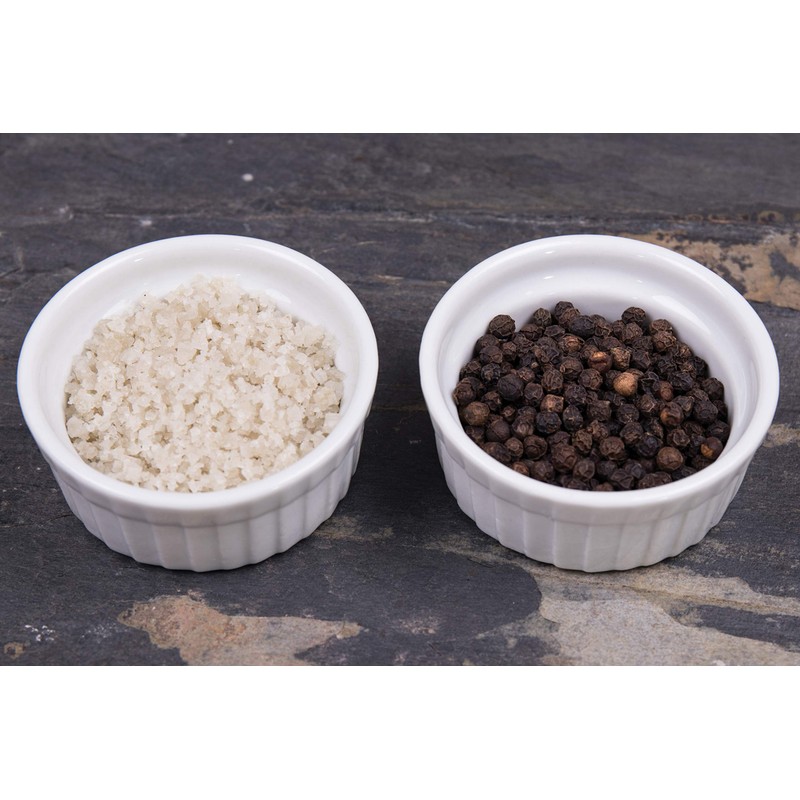 HIC Kitchen Mini Butter Crock Ramekin, Fine Porcelain, For Serving