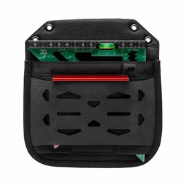 Diamondback Speed Square Pocket X - Square Tool Pouch (10 x 9 x 1) - Abrasion-Resistant Speed Square Holder - Tear-Resistant Tool Belt Attachment for Infinite Level of Belt Pouch Customization