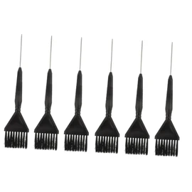 FOMIYES 2sets Hair Lightener Tint Brush Hair Color Brush for Curly 3pcs*2 Random Color