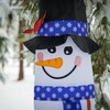 In the Breeze 5028 Lil' Snowman Buddy Windsock-Hanging Holiday Decoration,