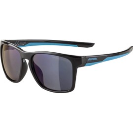 ALPINA Unisex - Children, FLEXXY COOL KIDS I sunglasses, black-cyan, One Size