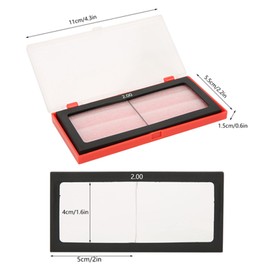 Welding Magnifying Lens Welding Glass Magnifier Lens Eye Protecting Welding Masks Lens Diopter 1.0/1.5/2.0/2.5/3.0(2.0)