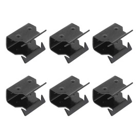 Be In Your Mind 6Pcs Cowl Scuttle Panel Trim Clips Compatible with Ford Focus MK2 1329640 Front Below WindscreenMetal Black Vehicle Interior Parts Car Replacement Accessories