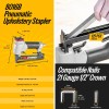 meite 21GA Upholstery Stapler 1/2" Crown 1/4" to 5/8"Pneumatic Fine