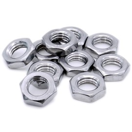 M5 (5mm) Half Lock Hex Nut - Stainless Steel (A2) (Pack of 20)
