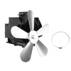 Wall Mounted Fireplace Fan 5 Blade Heat Powered Wood Stove