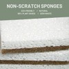 12 Pack Natural Kitchen Sponge - 12 Pcs Plant Based