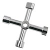 OUDQFCJ 1 x 4-way multifunctional key, universal control cabinet key,