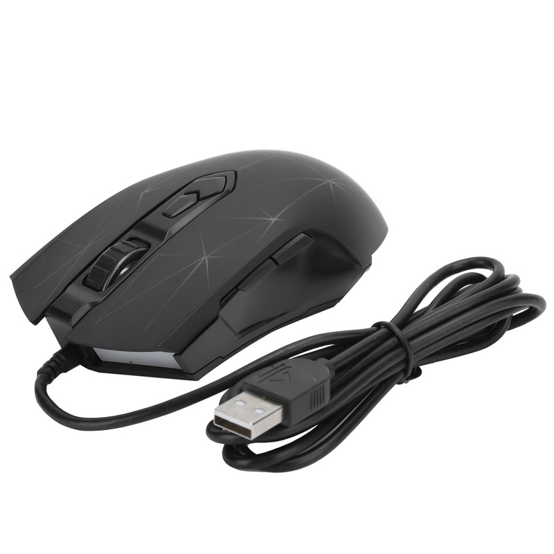 AJAZZ Wired Mouse USB RGB Desktop Laptop Gaming Adjustable DPI