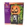 Gemmy Airblown Inflatable Skeleton Boy with a Pumpkin as His