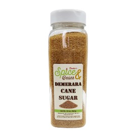 Demerara Cane Sugar 2lb Container by Dasher's Spice & Beans