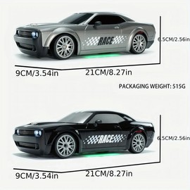 Remote Control Car, 1 Set 1:20 Scale 4d 20kmh High Speed Remote Control Car, Led Lights Drifting Car, Rc Supercar Kit, Rechargeable Toy, Rc Cars for Adults, Rechargeable Race Car, Rc Model Car:_Green_1 set