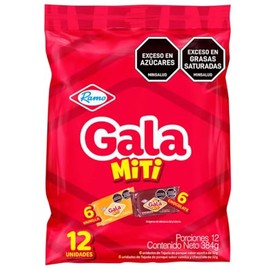 Mini Miti Ramo Surtido - 12 Pack (384g / 13.55 oz) - Assorted Mini Cakes - Imported from Colombia