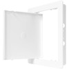 8" x 8" White Plastic Access Panel. Service Shaft Door