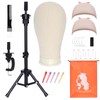 PWEOUKE 23 Inch Wig Stand Tripod with Head Set for
