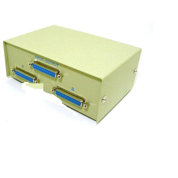 Monoprice DB25 AB 2 Way 2-PORT Switch Box 1352