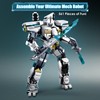 ibrickpark Mech Robot Building Set 561 Pieces, Transforming Mech Action