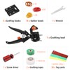 Housolution Garden Shears Ratchet Shears, 2-in-1 Durable Grafting Scissors Cutting
