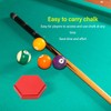Pool Chalk Holder, Magnetic Hexagonal Billiard Chalk Case Chalk Box
