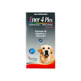 Ener 4 Plex Senior Multivitamínico para Perros con 60 tabletas