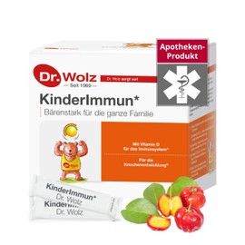 Dr. Wolz KinderImmun* 30 Sticks - Active Complex for Immune System & Growth - Immune Complex with Vitamin C from Acerola Cherry - Vitamins, Minerals & Trace Elements - Vegetarian