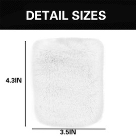 Lohfgf Plush Lined Anti-scratch Eyeglasses Holder Protective Glasses Stand Case Glasses Storage Organizer Unisex for Women Men