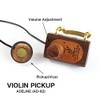adeline Violin pickup, no damage to paint, carrying volume adjustment