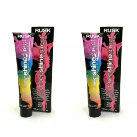 Rusk Deep Shine Direct Advanced Marine Therapy Hair Color 3.4 oz Pink Lot of 2