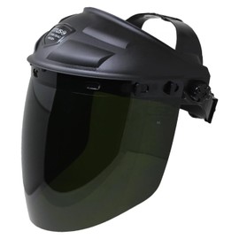 TITUS Retro Style IR Welding Safety Glasses w/Folding Side Shield or OTG Fit over Rx Glasses IR3 IR5 (IR #5 Welding Face Shield, Glasses Only)